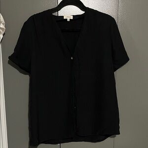 Wilfred Black Button Down Shirt